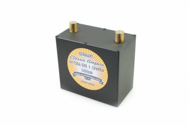 Classic LiFePo4 Oldtimer Lithium Starter Batterie 6V / 750A (EN) L151 x B87 x H150mm PORSCHE 356 ~2,