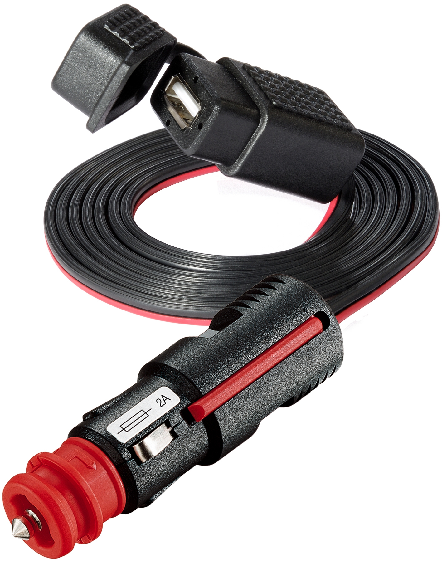 Winkelbarer Universalstecker Mit Schalter Für Zigarettenanzünder / 8A Sicherung