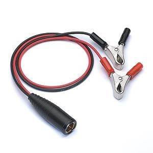 Car adapter cable with crocodile clips 10 A