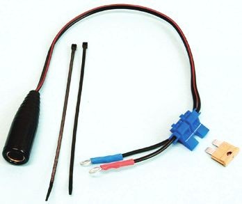Battery connection cable with standard coupling
